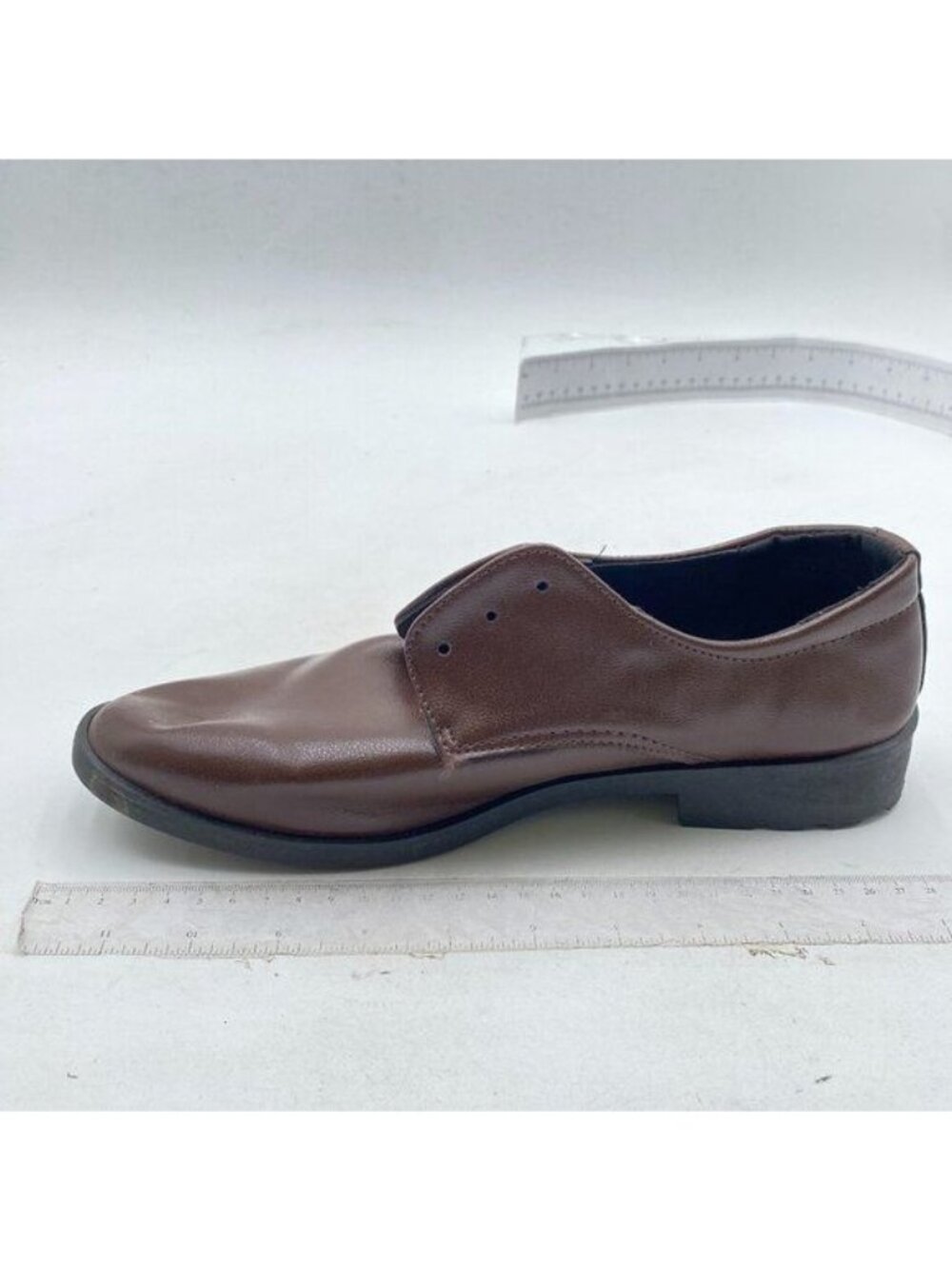Mens Classic Oxfords, Wingtip Prince Modern Formal Lace Up Shoes,Round Toe Brown